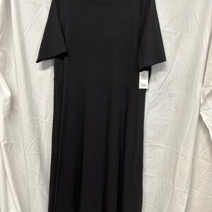 Croft & Barrow Black Midi Dress
